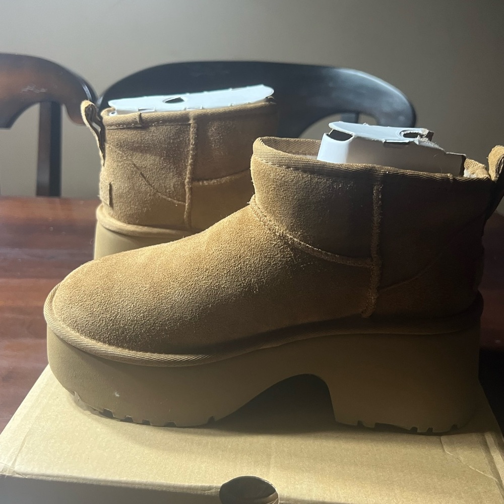 Ugg Classic ultra mini new heights chestnut NEW - Picture 11 of 12